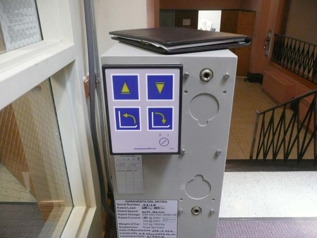 Urbana Municipal Building Chair Lift Project