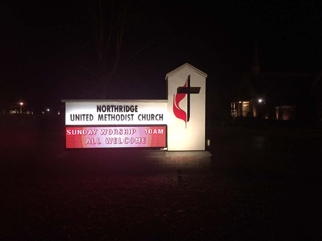 Northridge United Methodist Church – Signage