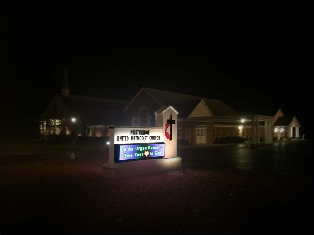 Northridge United Methodist Church – Signage